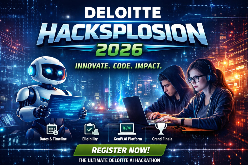 Deloitte Hacksplosion 2026 – Deloitte Hackathon for Future Innovators